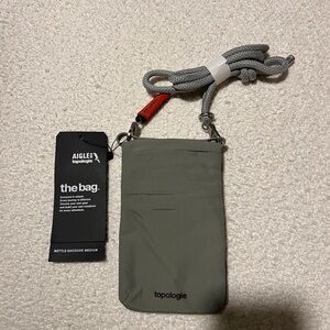 Topology Phone Sacoche Papery moss + strap